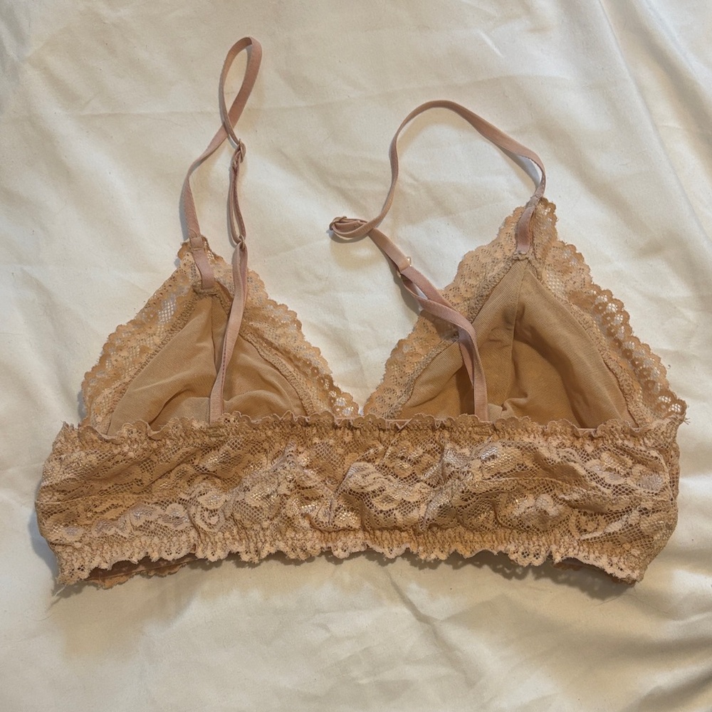 Aritzia Black and Cream Lace Bralettes - Picture 3 of 5
